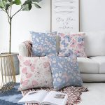 - Sonil-K4luset854-Gorsel1 - Realhomes 4'lü Renkli Zemin Kelebek Desenli Dijital Baskılı Modern Şönil Kırlent Kılıfı Seti Realhomes