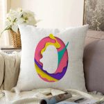 - Sonil-K9486-Gorsel1 - Realhomes Beyaz Zemin Renkli 0 Rakamlı Özel Tasarım Dijital Baskılı Raşel Kadife Yastık Kırlent Kılıfı Realhomes