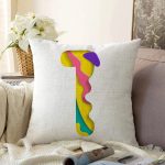 - Sonil-K9487-Gorsel1 - Realhomes Beyaz Zemin Renkli 1 Rakamlı Özel Tasarım Dijital Baskılı Raşel Kadife Yastık Kırlent Kılıfı Realhomes