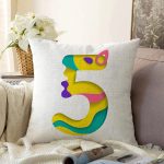 - Sonil-K9491-Gorsel1 - Realhomes Beyaz Zemin Renkli 5 Rakamlı Özel Tasarım Dijital Baskılı Raşel Kadife Yastık Kırlent Kılıfı Realhomes