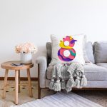 - Sonil-K9494-Gorsel2 - Realhomes Beyaz Zemin Renkli 8 Rakamlı Özel Tasarım Dijital Baskılı Raşel Kadife Yastık Kırlent Kılıfı Realhomes