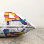 - Sonil-K9496-Gorsel3 - Realhomes  Beyaz Zemin Renkli A Harfli Özel Tasarım Dijital Baskılı Raşel Kadife Yastık Kırlent Kılıfı Realhomes