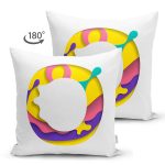 - Suet-K9512-Gorsel2 - Realhomes Beyaz Zemin Renkli O Harfli Özel Tasarım Modern Suet Yastık Kırlent Kılıfı Realhomes