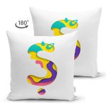 - Suet-K9518-Gorsel2 - Realhomes Beyaz Zemin Renkli Ş Harfli Özel Tasarım Modern Suet Yastık Kırlent Kılıfı Realhomes