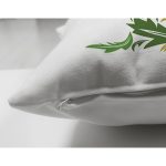 - Suet-K9534-Gorsel3 - Realhomes Beyaz Zemin Yaprak Temalı F Harfi Özel Tasarım Modern Suet Yastık Kırlent Kılıfı Realhomes