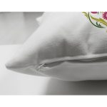 - Suet-K9553-Gorsel3 - Realhomes Beyaz Zemin Yaprak Temalı Ü Harfi Özel Tasarım Modern Suet Yastık Kırlent Kılıfı Realhomes