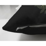 Siyah Zemin Renkli Gül Temalı S Harfi Özel Tasarım Modern Suet Yastık Kırlent Kılıfı Realhomes