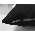 Siyah Zemin Renkli Gül Temalı V Harfi Özel Tasarım Modern Suet Yastık Kırlent Kılıfı Realhomes