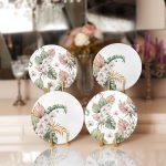 - Supla4lu-Set260-Gorsel1 - Realhomes 4'lü Kurumuş Tropik Yaprak Tasarımlı Servis Altlığı & Supla Realhomes