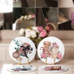 4'lü Özel Tasarım Antika Motifli Servis Altlığı & Supla Realhomes