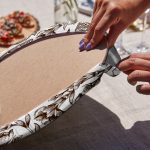 4'lü Beyaz Zemin Etnik Kara Kalem Çizimli Servis Altlığı & Supla Realhomes