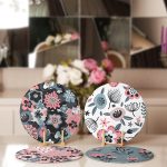 - Supla4lu-Set272-Gorsel2 - Realhomes 4'lü Rengarenk Zemin Çiçek Temalı Servis Altlığı & Supla Realhomes