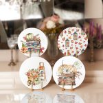 4'lü Kabak & Meyveler Özel Tasarım Servis Altlığı & Supla Realhomes