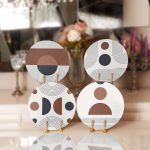 - Supla4lu-Set287-Gorsel1 - Realhomes  4'lü Özel Tasarım İskandinav Motifli Servis Altlığı & Supla Realhomes