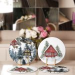 - Supla4lu-Set288-Gorsel2 - Realhomes  4'lü Bağ Evi Özel Tasarım Kış Temalı Servis Altlığı & Supla Realhomes