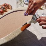 4'lü Krem Zeminli Etnik Tasarımlı Servis Altlığı & Supla Realhomes