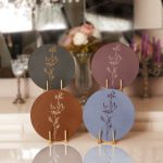 4'lü Rengarenk Zemin Onedraw Çiçek Çizimli Servis Altlığı & Supla Realhomes