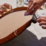 4'lü Rengarenk Zemin Onedraw Çiçek Çizimli Servis Altlığı & Supla Realhomes