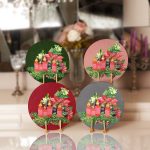 - Supla4lu-Set311-Gorsel1 - Realhomes  4'lü Renkli Zemin Mum Konseptli Servis Altlığı & Supla Realhomes