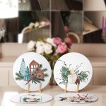 4'lü Özel Tasarım Mum Temalı Servis Altlığı & Supla Realhomes