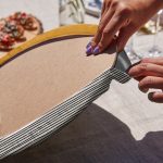 4'lü Çizgili Etnik İskandinav Tasarımlı Servis Altlığı & Supla Realhomes