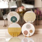 - Supla4lu-Set337-Gorsel1 - Realhomes 4'lü Pastel Renkli Çizgili Servis Altlığı & Supla Realhomes