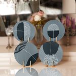 - Supla4lu-Set341-Gorsel1 - Realhomes 4'lü Açık Füme Renkli Onedraw Çizimli Servis Altlığı & Supla Realhomes