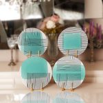 4'lü Koyu Fildişi Renkli Onedraw Tasarımlı Servis Altlığı & Supla Realhomes