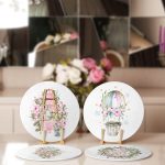 4'lü Çiçek Demetleri Özel Tasarım Servis Altlığı & Supla Realhomes