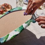 4'lü Beyaz Zemin Kaktüs Tasarımlı Servis Altlığı & Supla Realhomes