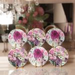 - Supla6li-Set1-Gorsel1 - Realhomes  6'lı Gül Motifli Dijital Baskılı Servis Altlığı & Supla Realhomes