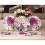 - Supla6li-Set1-Gorsel2 - Realhomes  6'lı Gül Motifli Dijital Baskılı Servis Altlığı & Supla Realhomes