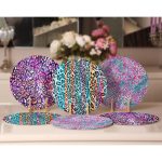 - Supla6li-Set108-Gorsel2 - Realhomes 6'lı Renkli Zebra Desen Tasarımlı Servis Altlığı & Supla Realhomes