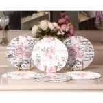 - Supla6li-Set13-Gorsel2 - Realhomes 6'lı Pembe Gül Temalı Servis Altlığı & Supla Realhomes