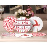 - Supla6li-Set134-Gorsel2 - Realhomes 6'lı Geyikli Yılbaşı Temalı Özel Tasarım Servis Altlığı & Supla Realhomes