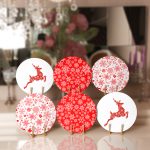 6'lı Kar Taneleri & Geyik Özel Tasarım Servis Altlığı & Supla Realhomes