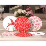 6'lı Kar Taneleri & Geyik Özel Tasarım Servis Altlığı & Supla Realhomes