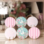 - Supla6li-Set152-Gorsel1 - Realhomes 6'lı Pembe & Mint Yeşili Home Sweet Home Temalı Servis Altlığı & Supla Realhomes