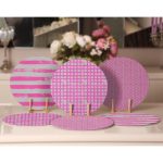 - Supla6li-Set158-Gorsel2 - Realhomes 6'lı Gri & Fuşya Kolajı Özel Tasarımlı Servis Altlığı & Supla Realhomes