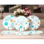 - Supla6li-Set173-Gorsel2 - Realhomes 6'lı Mavi Puantiye & Yıldız Gold Detaylı Servis Altlığı & Supla Realhomes