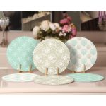 6'lı Deniz Konseptli Pastel Renkli Servis Altlığı & Supla Realhomes