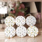 - Supla6li-Set196-Gorsel1 - Realhomes 6'lı Bohem Temalı Silüet Çizimli Servis Altlığı & Supla Realhomes