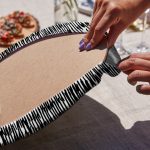 6'lı Siyah Beyaz Stay & With Temalı Servis Altlığı & Supla Realhomes