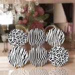 - Supla6li-Set217-Gorsel1 - Realhomes 6'lı Siyah Beyaz Zebra Desen Tasarımlı Servis Altlığı & Supla Realhomes