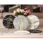 - Supla6li-Set218-Gorsel2 - Realhomes 6'lı Siyah & Gri & Beyaz Mermer Tasarımlı Servis Altlığı & Supla Realhomes