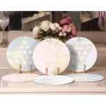 6'lı Renkli Geometrik Üçgen Tasarımlı Servis Altlığı & Supla Realhomes