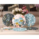 - Supla6li-Set227-Gorsel2 - Realhomes 6'lı Rengarenk Çiçekler Özel Tasarımlı Servis Altlığı & Supla Realhomes