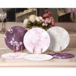 6'lı Mürdüm Renkli Özel Tasarım Servis Altlığı & Supla Realhomes