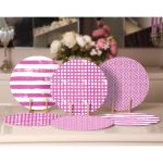 - Supla6li-Set232-Gorsel2 - Realhomes 6'lı Mor Geometrik Çizimli Özel Tasarım Servis Altlığı & Supla Realhomes