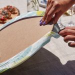 6'lı Soyut Renkli Geometrik Şekilli Yapraklar Servis Altlığı & Supla Realhomes